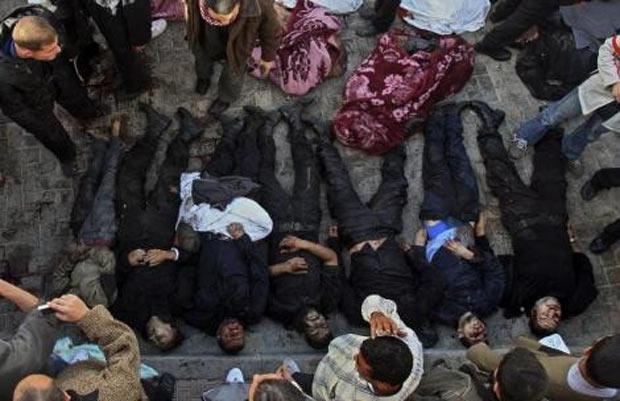 İsrail Filistin'i bombaladı