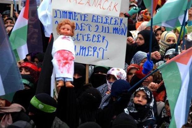 Diyarbakır'da dev İsrail protestosu - Resim 9
