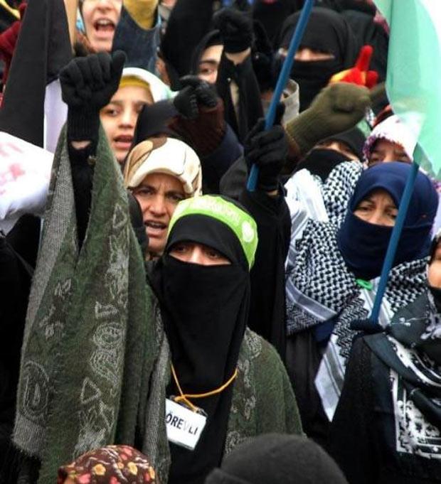 Diyarbakır'da dev İsrail protestosu - Resim 6