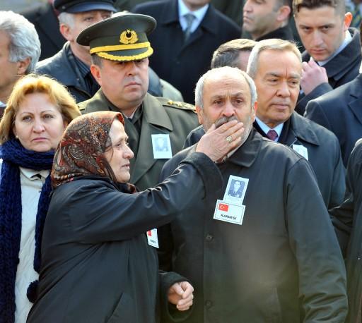 Komutanlar Kırca'nın cenazesinde 