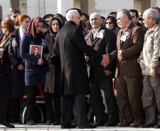 Komutanlar Kırca'nın cenazesinde 