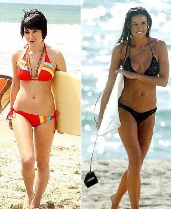 Demi Moore ve kızı Rumer 