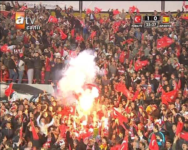 Türkiye - İspanya maçı - Resim 30