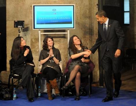 Obama gençlerle