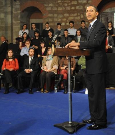 Obama gençlerle