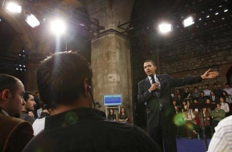 Obama gençlerle