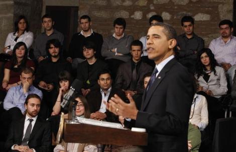 Obama gençlerle