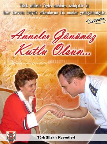 TSK'dan anneler gününe özel afiş - Resim 2