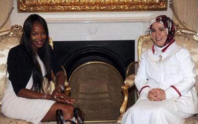 Naomi Campbell - Emine Erdoğan buluşması   - Resim 1