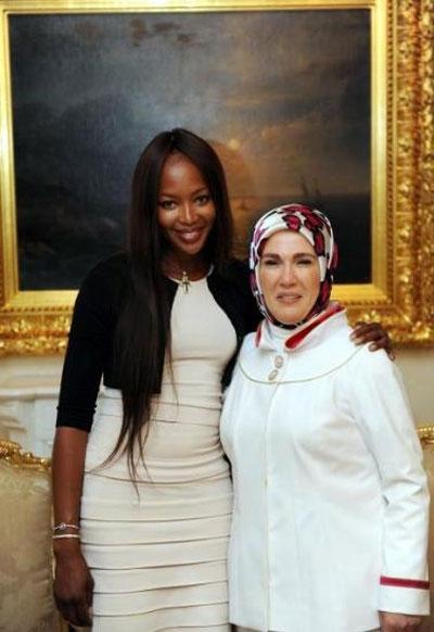 Naomi Campbell - Emine Erdoğan buluşması   - Resim 3