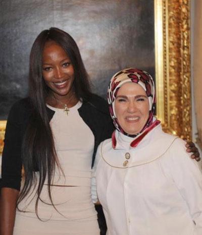 Naomi Campbell - Emine Erdoğan buluşması   - Resim 4