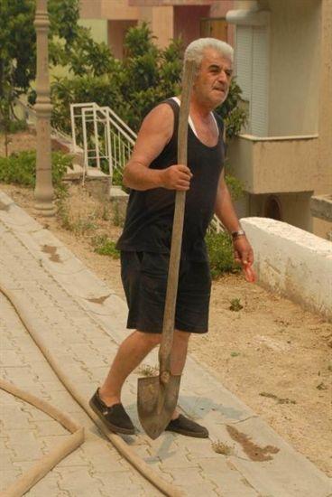 Foça'da orman yangını  - Resim 22