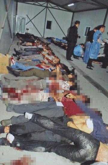 Çin'de dehşet fotoğrafları