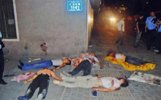 Çin'de dehşet fotoğrafları