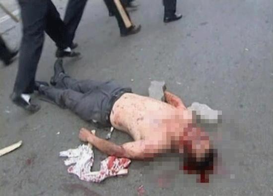 Çin'de dehşet fotoğrafları