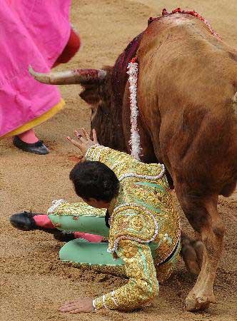 Matadorun bittiği an