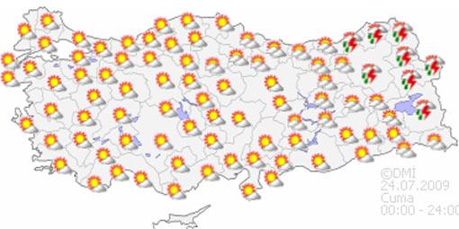 5 Günlük hava tahmin raporu