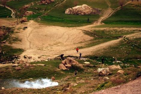 Polis dipçikle böyle dövmüştü