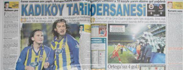 Tarihe  damga vuran derbi Manşetleri - Resim 10