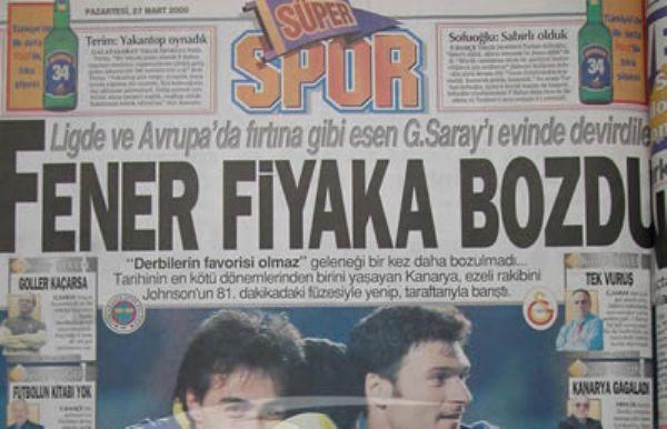 Tarihe  damga vuran derbi Manşetleri - Resim 18