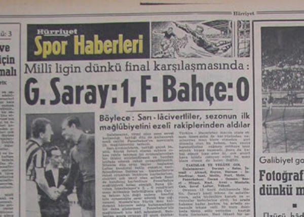 Tarihe  damga vuran derbi Manşetleri - Resim 14