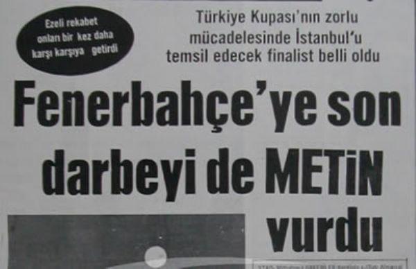 Tarihe  damga vuran derbi Manşetleri - Resim 5