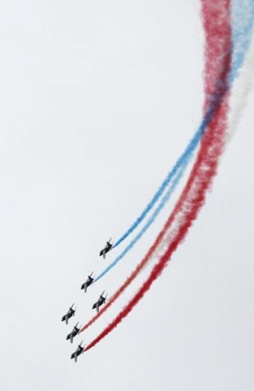 Rus pilotlar şov yaptı