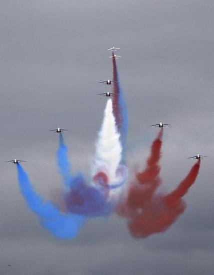 Rus pilotlar şov yaptı