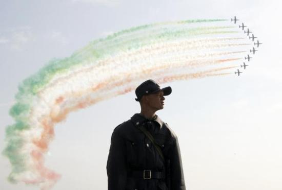 Rus pilotlar şov yaptı