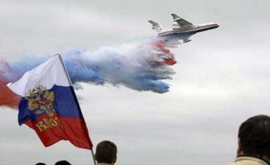 Rus pilotlar şov yaptı