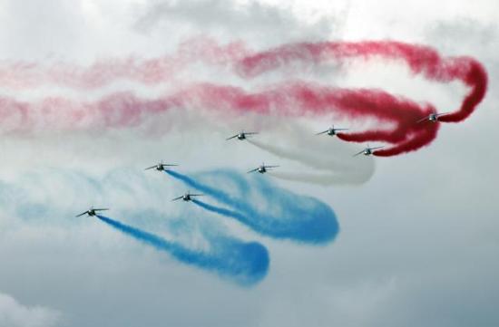 Rus pilotlar şov yaptı