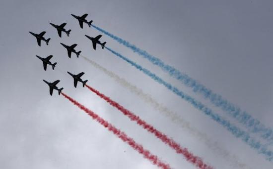 Rus pilotlar şov yaptı