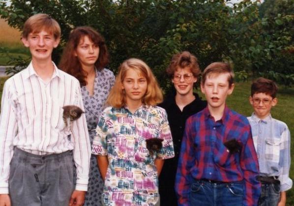 Aile albümlerinden çok komik fotoğraflar