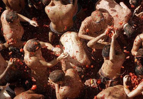 İspanya'da Domates Savaşı  - Resim 42