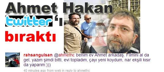 Ahmet Hakan Twitter'ı bıraktı