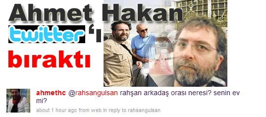 Ahmet Hakan Twitter'ı bıraktı