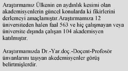 Akademisyenlerin demokratik açılıma bakışı - Resim 19