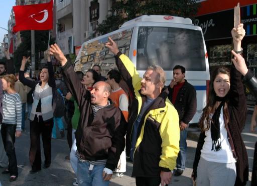 DTP konvoyunda arbede