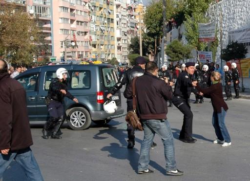 DTP konvoyunda arbede