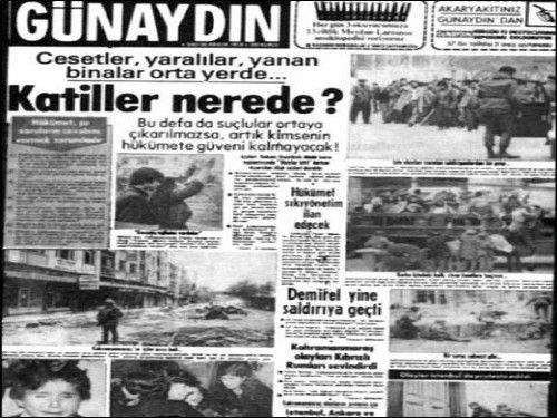 Maraş katliamının yıl dönümü