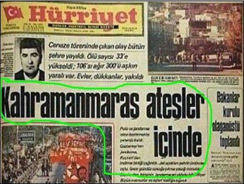 Maraş katliamının yıl dönümü