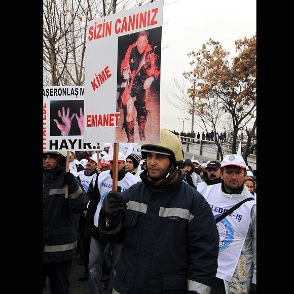 İşçilerden Ankara'da büyük miting - Resim 11