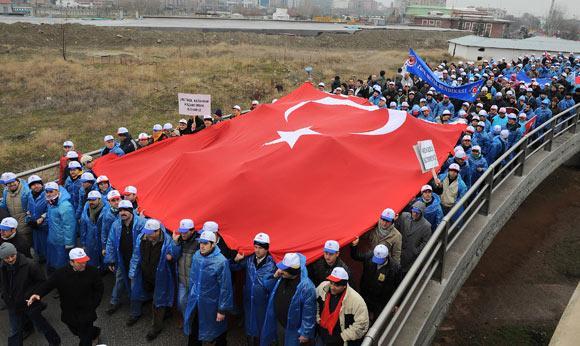 İşçilerden Ankara'da büyük miting - Resim 7