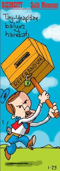 Karikatürlerle darbe planları