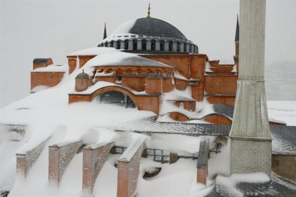 Sokaktan kar manzaraları  - Resim 1