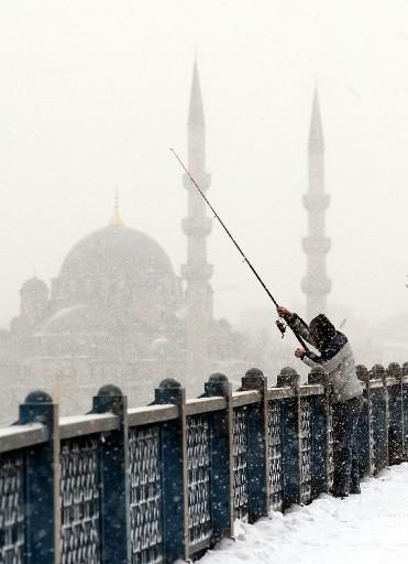 Sokaktan kar manzaraları  - Resim 15