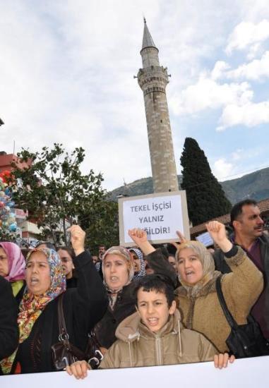 Tekel işçilerine destek yağıyor - Resim 47