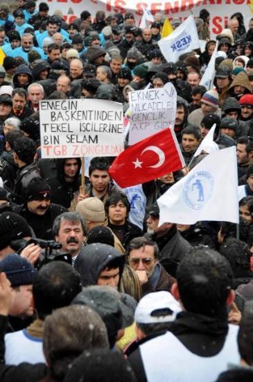 Tekel işçilerine destek yağıyor - Resim 62