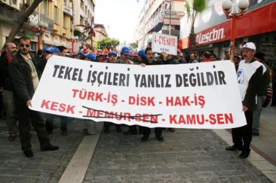 Tekel işçilerine destek yağıyor - Resim 28