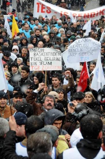 Tekel işçilerine destek yağıyor - Resim 55